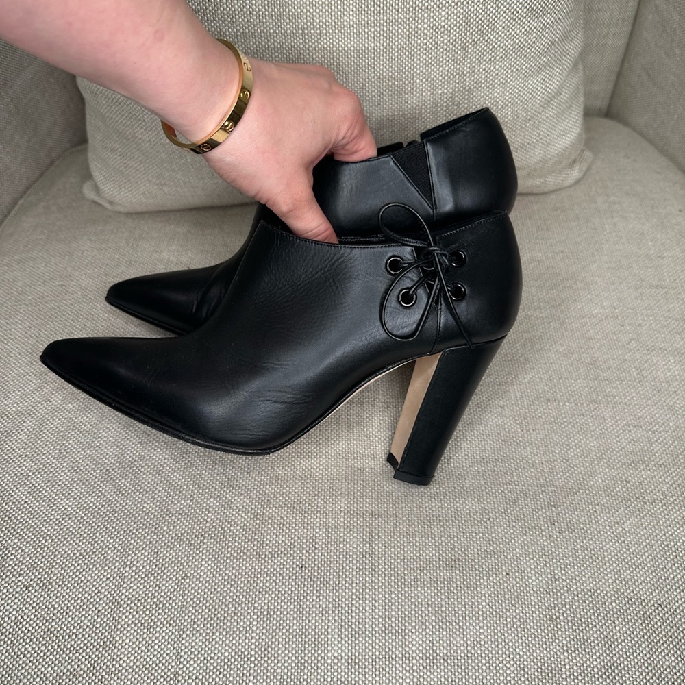 Manolo Blahnik Heel boots black size 37 1/2